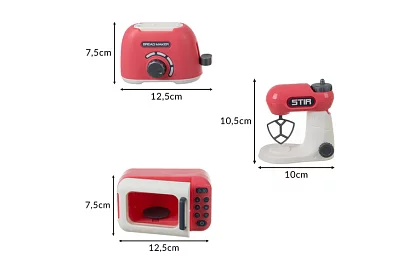 Set de bucătărie pentru copii cu aparate + accesorii