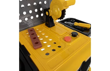 Atelier pentru copii 3 în 1, cărucior cu unelte - 59 de piese