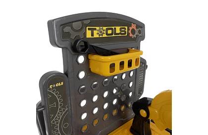 Atelier pentru copii 3 în 1, cărucior cu unelte - 59 de piese