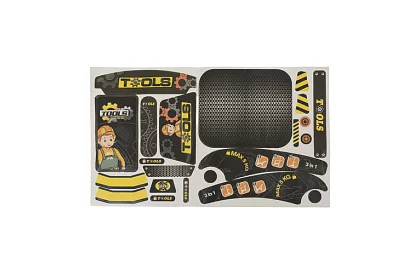 Atelier pentru copii 3 în 1, cărucior cu unelte - 59 de piese