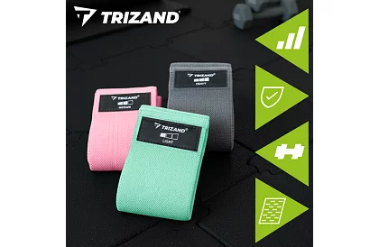 Set de benzi de rezistență - 3 niveluri de rezistență cu plan de antrenament