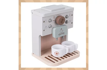 Cafetieră din lemn cu accesorii