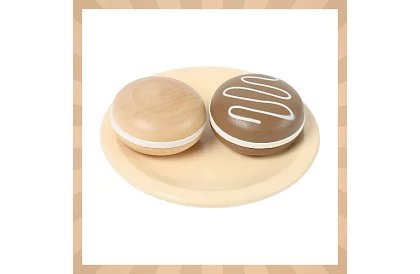 Set de ceai din lemn - set mare de ceai