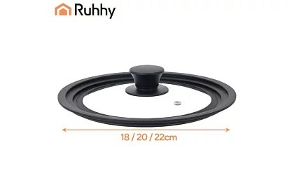 Capac siliconic 3 în 1 18/20/22 cm Ruhhy 25563