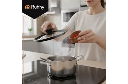 Capac siliconic 3 în 1 18/20/22 cm Ruhhy 25563