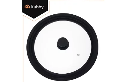 Capacul universal din silicon și sticlă 3 în 1 - diametru 28/30/32 cm