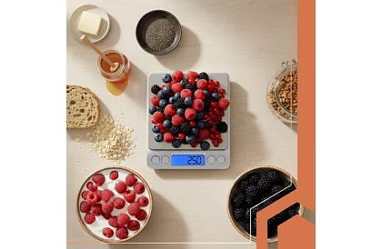 Cântar LCD precis 0,1g - 2000g + 2 boluri