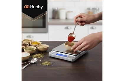 Cântar LCD precis 0,1g - 2000g + 2 boluri