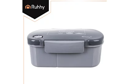 Cutie de prânz gri 800 ml – cutie de gustări