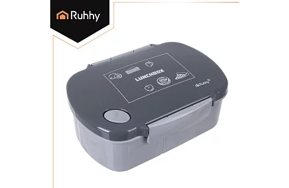 Cutie de prânz gri 800 ml – cutie de gustări