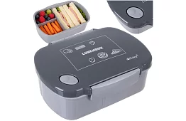 Cutie de prânz gri 800 ml – cutie de gustări