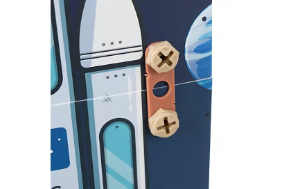 Set de construcție 3D cu șuruburi spațial - 161 de piese în set