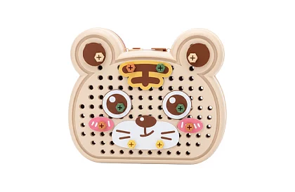 Set de construcție 3D cu șuruburi spațial - 161 de piese în set