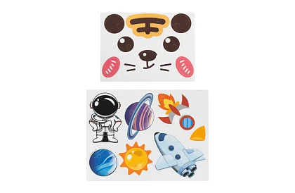 Set de construcție 3D cu șuruburi spațial - 161 de piese în set