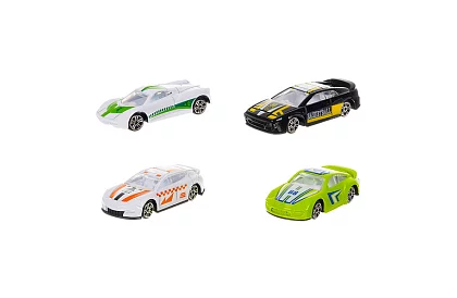 Set de mașinu metalice 1:64 – 16 bucăți