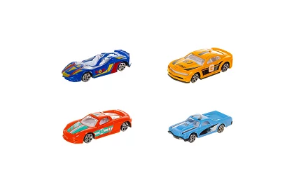 Set de mașinu metalice 1:64 – 16 bucăți