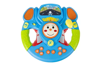 Volan muzical interactiv cu efecte LED – pentru copii 3+