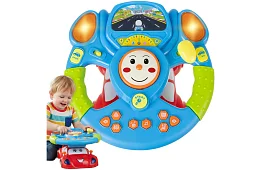 Volan muzical interactiv cu efecte LED – pentru copii 3+