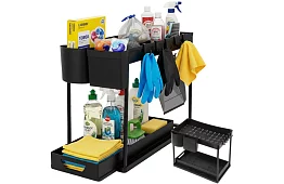 Organizator sub chiuvetă – negru