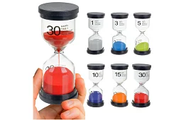 Set de clepsidre 6 bucăți - 1-30 minute