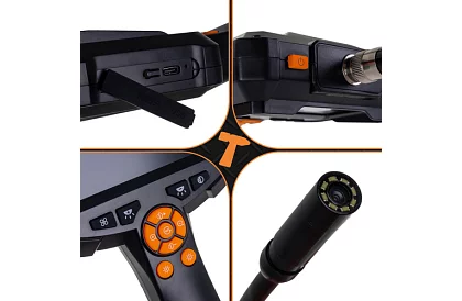 Cameră de inspecție endoscopică wireless 5m, IP67, Full HD