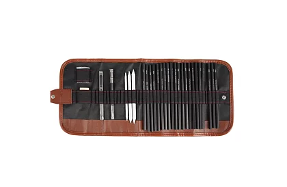 Set profesional de schițe în husă