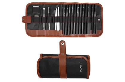 Set profesional de schițe în husă