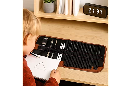 Set profesional de schițe în husă