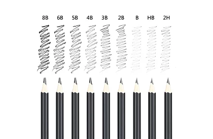 Set profesional de schițe în husă