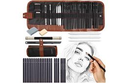 Set profesional de schițe în husă