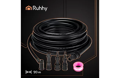 Hose de înaltă presiune pentru curățarea conductelor și suprafețelor – 20 de metri