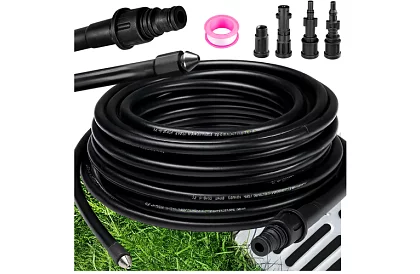 Hose de înaltă presiune pentru curățarea conductelor și suprafețelor – 20 de metri