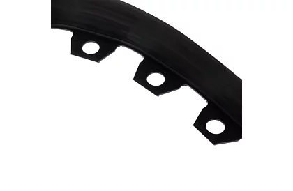 Bordură invizibilă 6 cm x 10 m - Margine de grădină neagră + 20 de țăruși