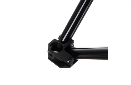 Set de camping, negru - masă de pescuit + două scaune