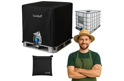 Husă pentru rezervor IBC de apă de 1000 litri - capac împotriva algelor