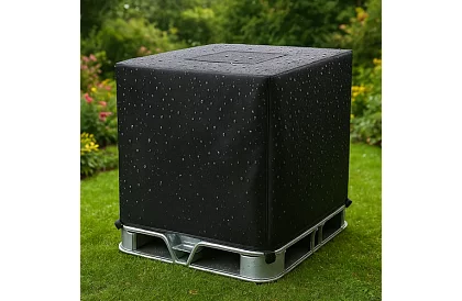 Husă pentru rezervor IBC de apă de 1000 litri - capac împotriva algelor