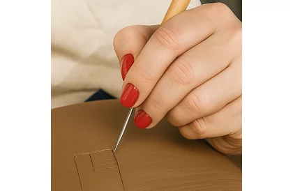 Set de unelte pentru sculptură și modelare – 40 de piese în husă