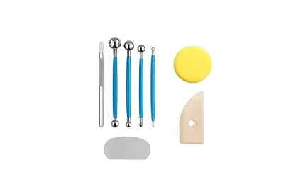 Set de unelte pentru sculptură și modelare – 40 de piese în husă