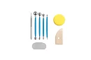 Set de unelte pentru sculptură și modelare – 40 de piese în husă