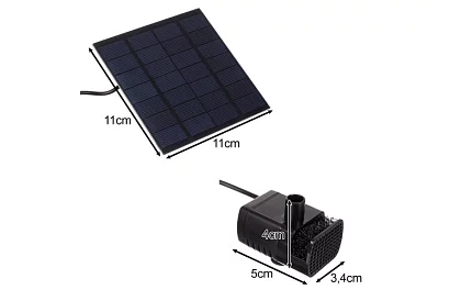Fontană solară pentru iaz – pompă de filtrare pentru grădină