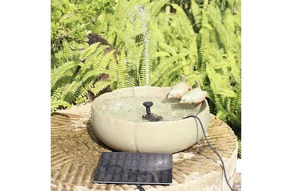 Fontană solară pentru iaz – pompă de filtrare pentru grădină