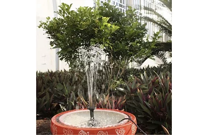 Fontană solară pentru iaz – pompă de filtrare pentru grădină