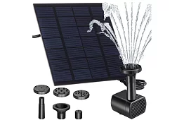 Fontană solară pentru iaz – pompă de filtrare pentru grădină