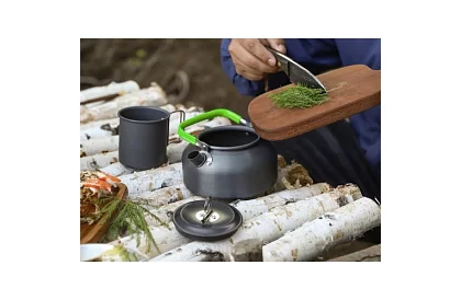 Set de vase pentru camping - 18 bucăți