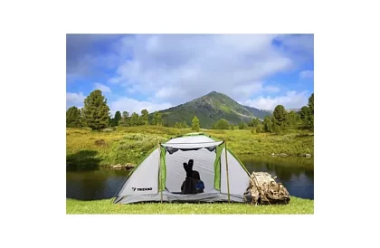Cort de camping pentru 4 persoane – 200 × 200 × 110 cm