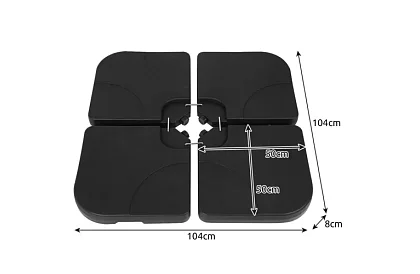 Bază grea pentru umbrele de soare și umbrele