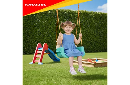 Leagăna colorată pentru copii 3 în 1 - până la 30 kg