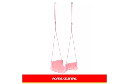 Leagăna colorată pentru copii 3 în 1 - până la 30 kg - roz-verde