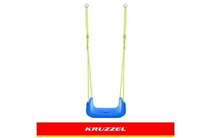 Leagăna colorată pentru copii 3 în 1 - până la 30 kg - verde-albastră