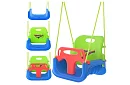 Leagăna colorată pentru copii 3 în 1 - până la 30 kg - verde-albastră